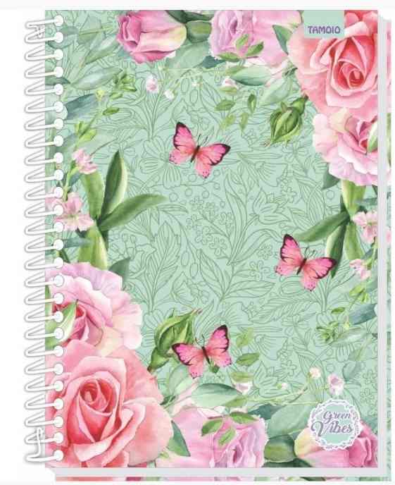 CADERNO 10X1 GREEN VIBES